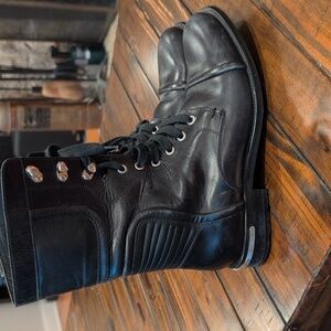 Hugo boss combat boots